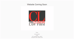 Desktop Screenshot of ctclemonslawfirm.com